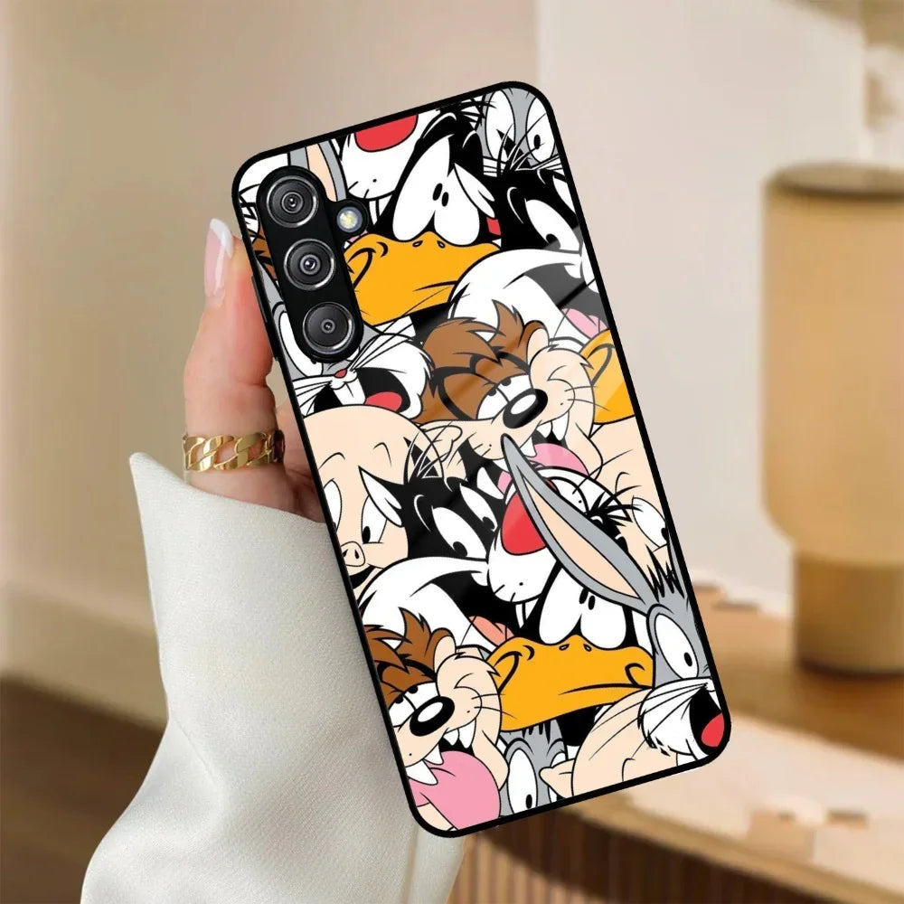 Cute Bugs Bunny Glass Case Cover For Samsung - ShopOnCliQ