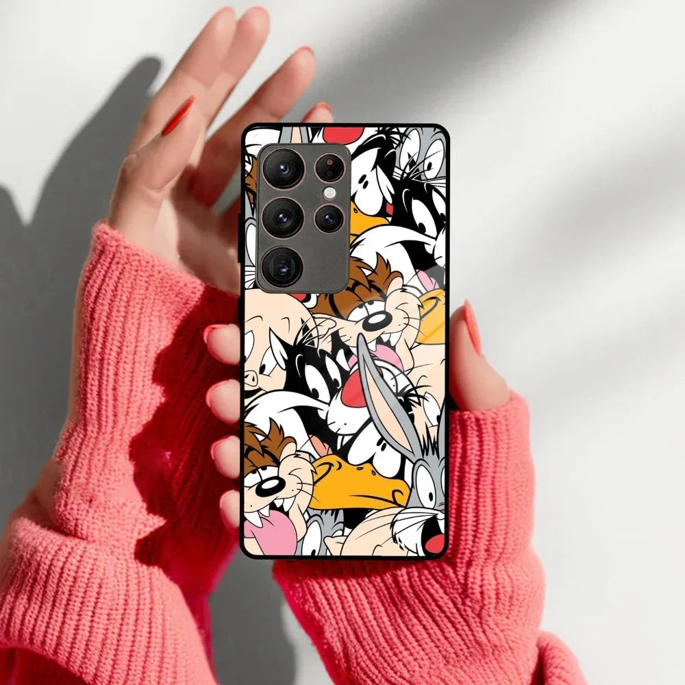 Cute Bugs Bunny Glass Case Cover For Samsung - ShopOnCliQ
