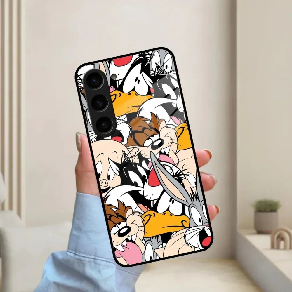Cute Bugs Bunny Glass Case Cover For Samsung - ShopOnCliQ