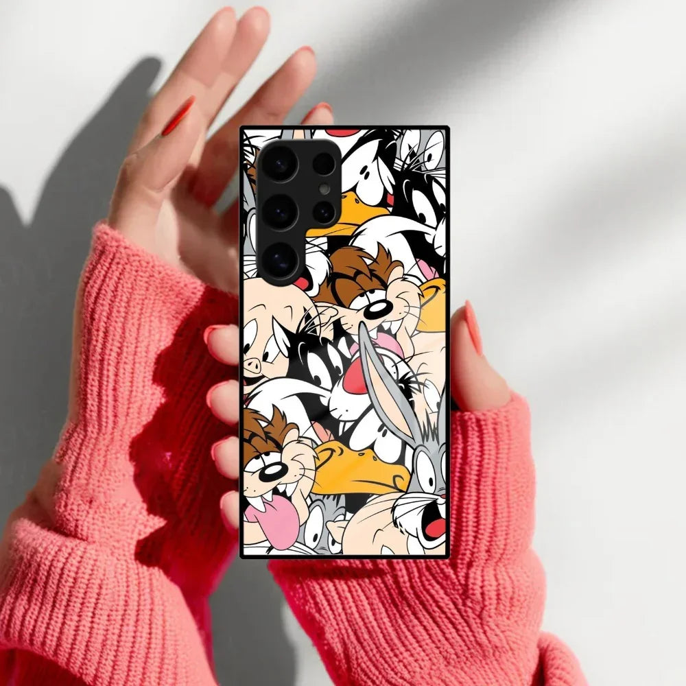 Cute Bugs Bunny Glass Case Cover For Samsung - ShopOnCliQ