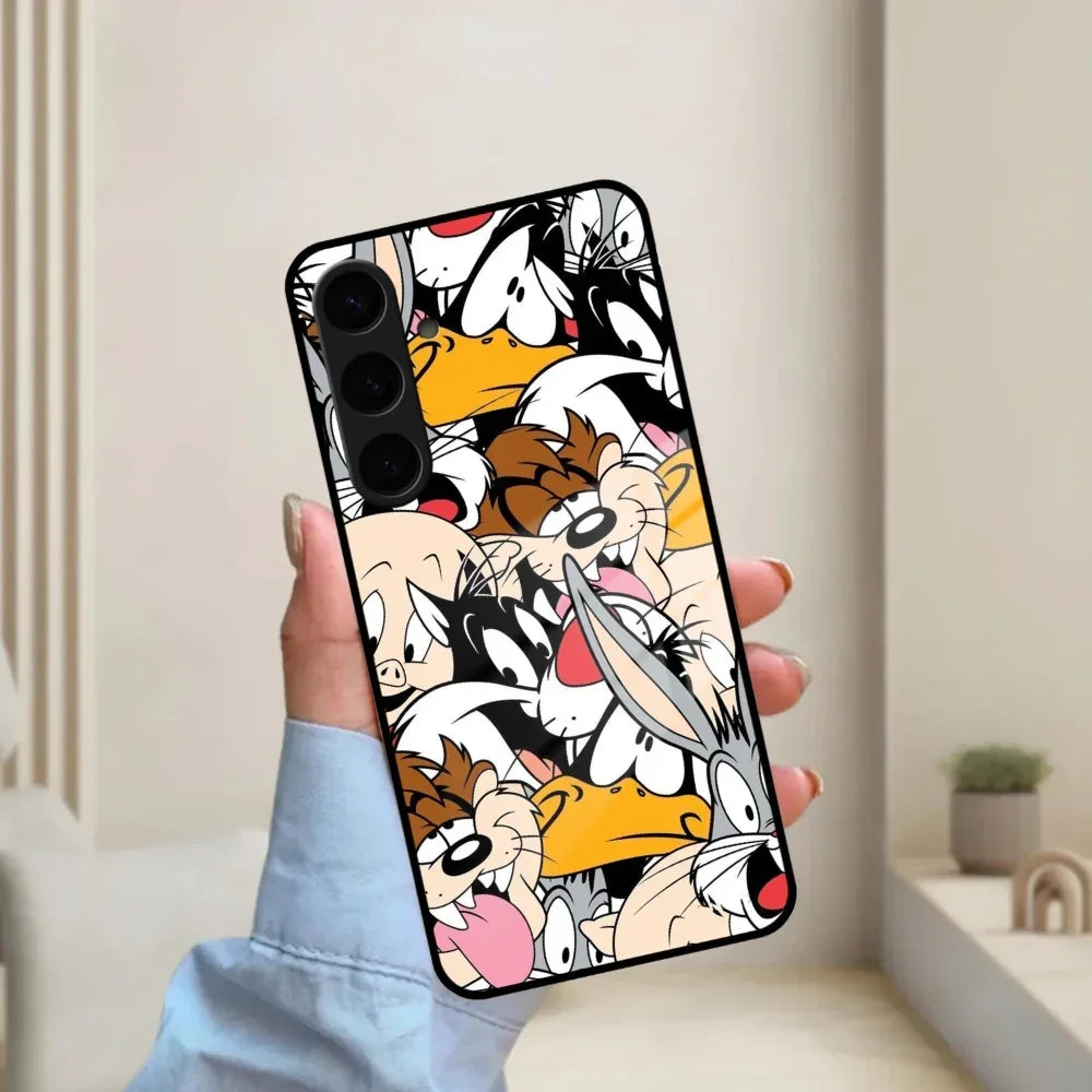 Cute Bugs Bunny Glass Case Cover For Samsung - ShopOnCliQ