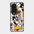 Cute Bugs Bunny Glass Case Cover For Vivo T3 Ultra