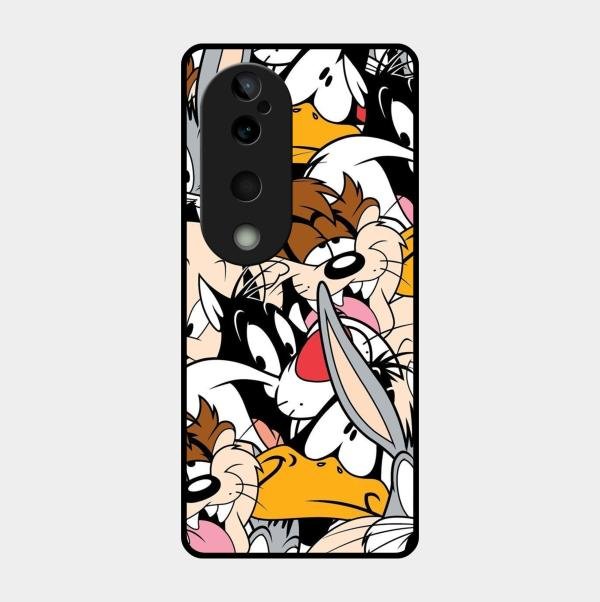 Cute Bugs Bunny Glass Case Cover For Vivo T3 Ultra