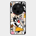 Cute Bugs Bunny Glass Case Cover For Vivo T4 5G