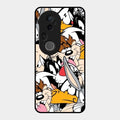 Cute Bugs Bunny Glass Case Cover For Vivo T4 Ultra 5G