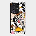 Cute Bugs Bunny Glass Case Cover For Vivo T4X 5G