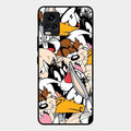 Cute Bugs Bunny Glass Case Cover For Vivo V20 2021