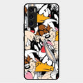 Cute Bugs Bunny Glass Case Cover For Vivo V20 Se