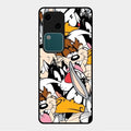 Cute Bugs Bunny Glass Case Cover For Vivo V30 5G