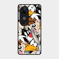 Cute Bugs Bunny Glass Case Cover For Vivo V40 Pro 5G