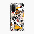 Cute Bugs Bunny Glass Case Cover For Vivo V60e 5G