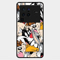 Cute Bugs Bunny Glass Case Cover For Vivo X80 Pro 5G