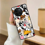 Cute Bugs Bunny Glass Case Cover For iQOO - ShopOnCliQ