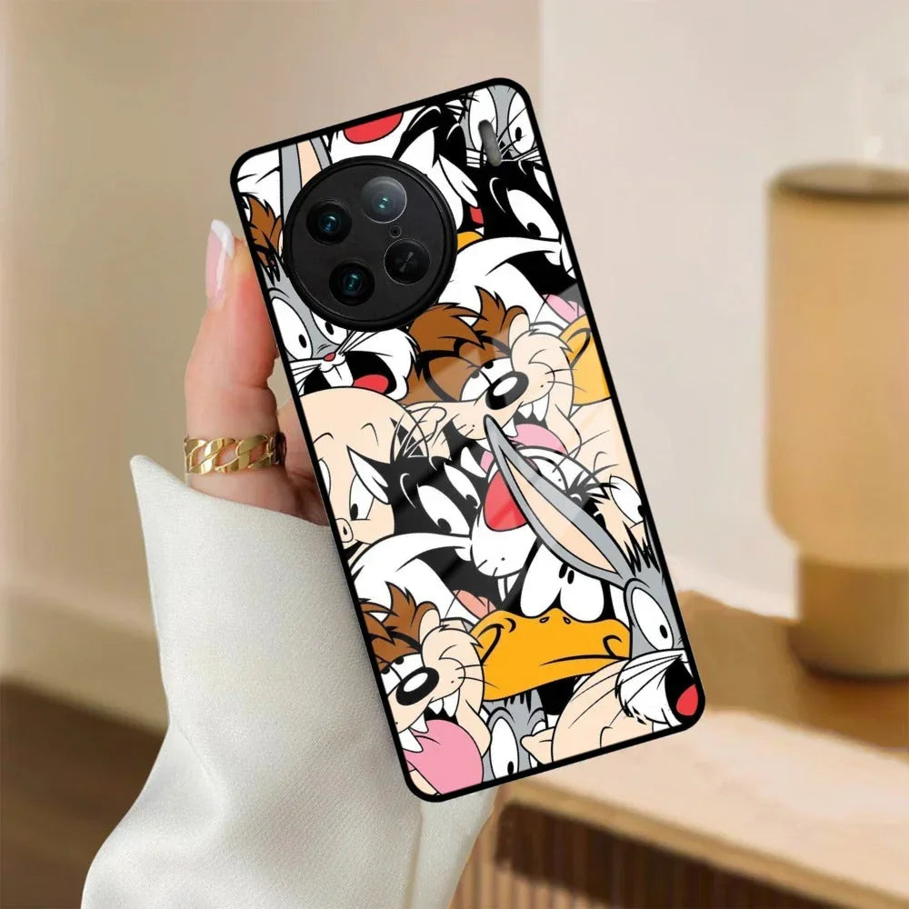 Cute Bugs Bunny Glass Case Cover For Vivo - ShopOnCliQ