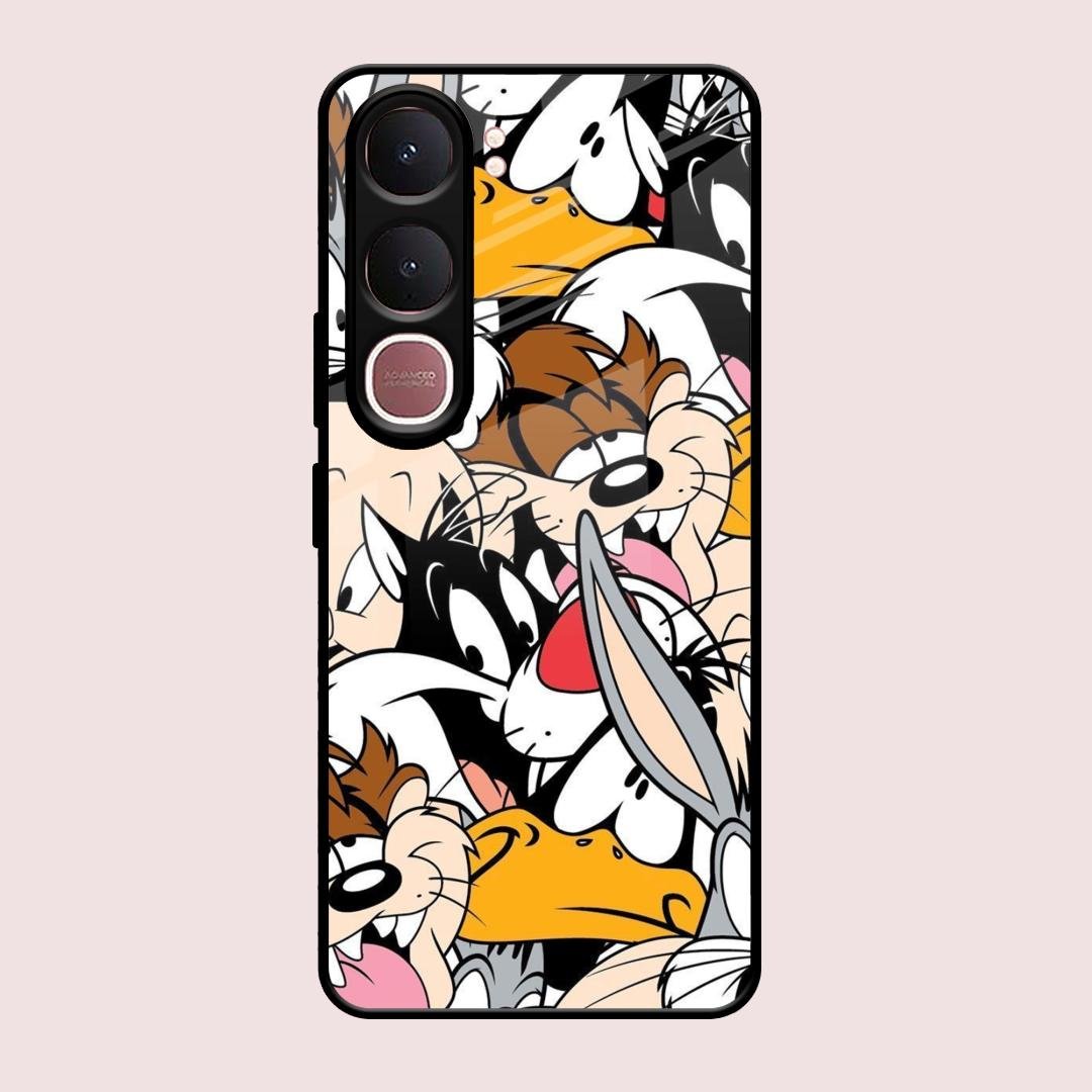Cute Bugs Bunny Glass Case Cover For Vivo Y31 5G