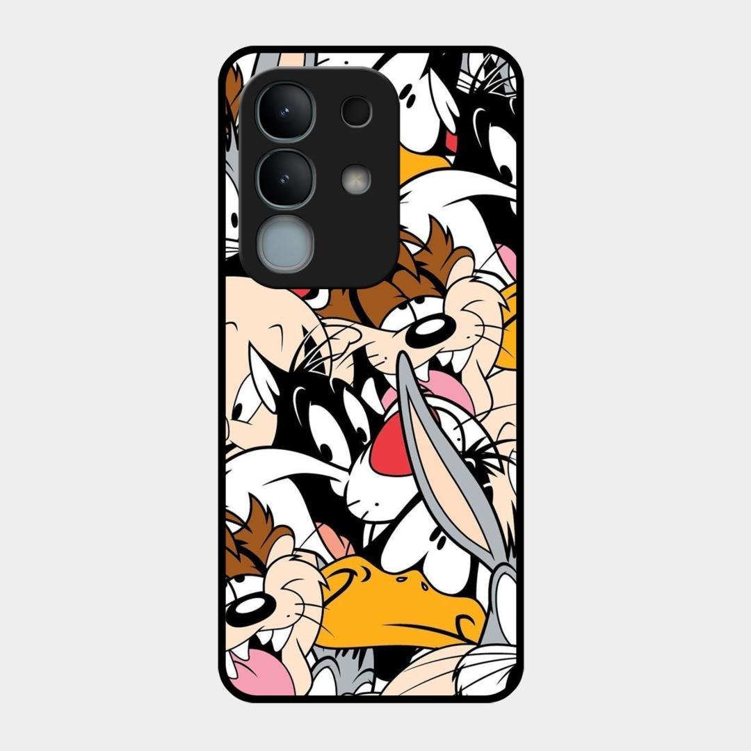 Cute Bugs Bunny Glass Case Cover For Vivo Y31 Pro 5G