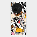 Cute Bugs Bunny Glass Case Cover For Vivo Y39 5G