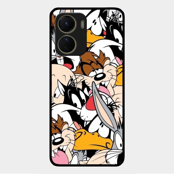 Cute Bugs Bunny Glass Case Cover For Vivo Y56 5G