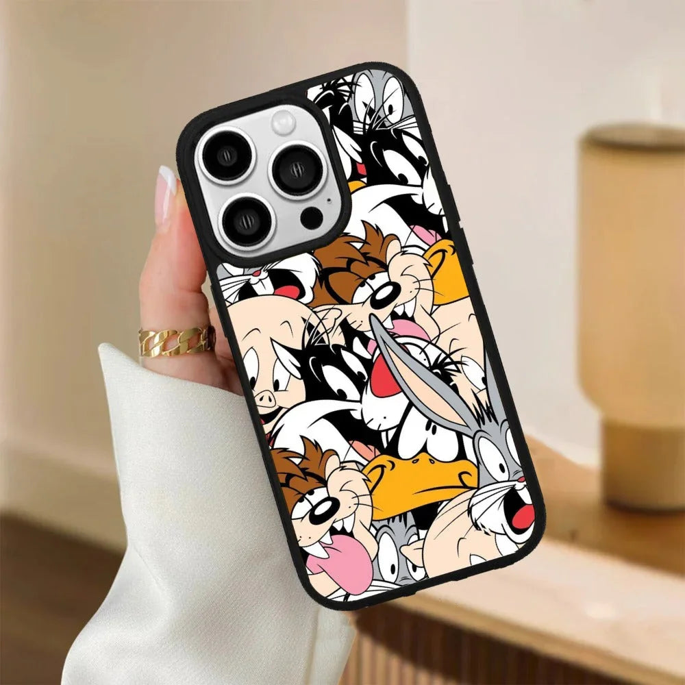 Cute Bugs Bunny Glossy Metal Case Cover For iPhone - ShopOnCliQ