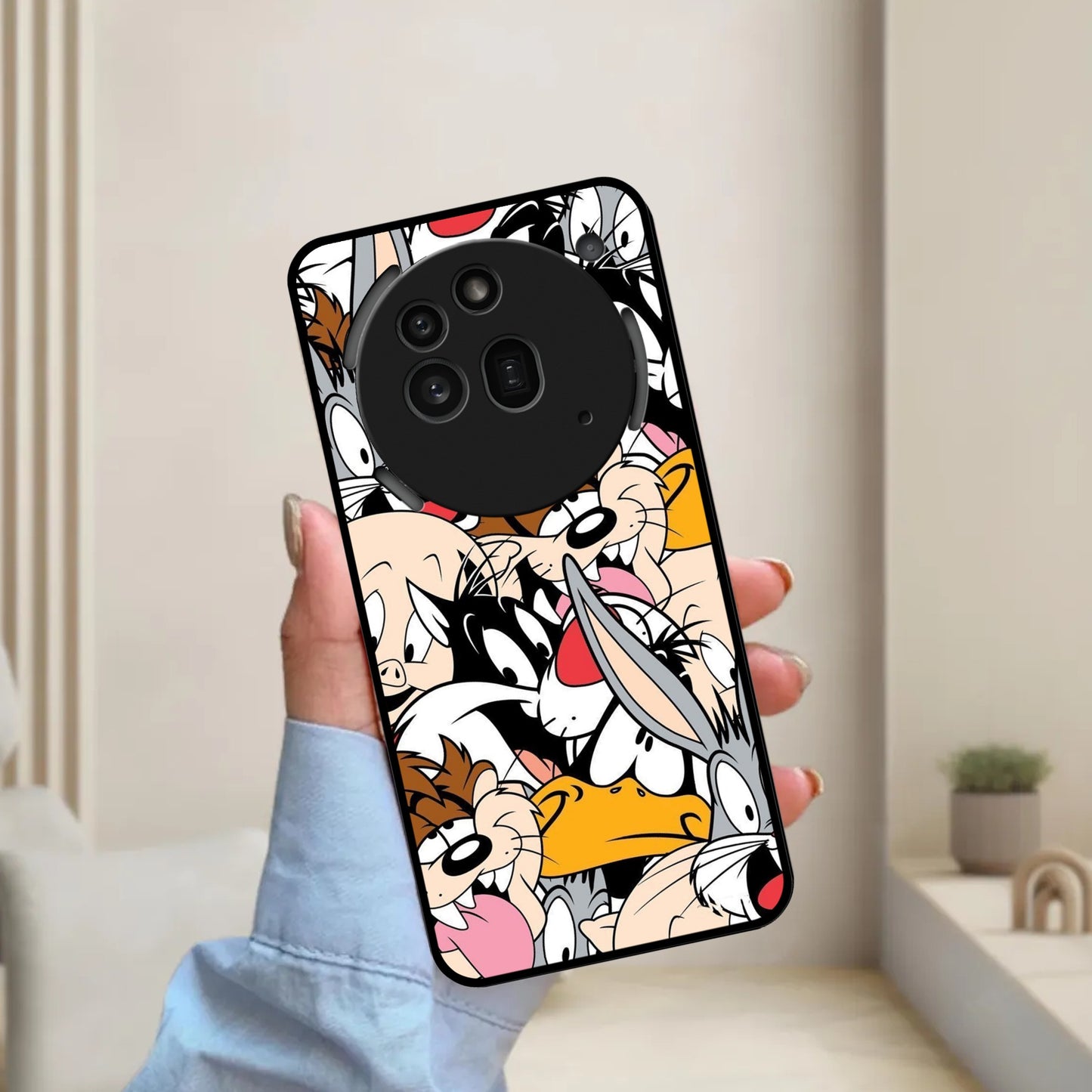 Cute Bugs Bunny Glossy Metal Case Cover For Nothing