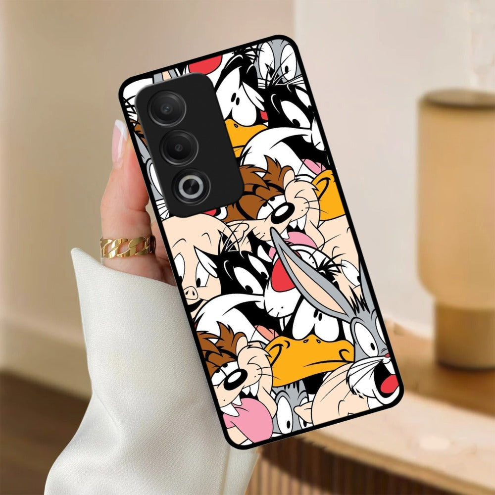 Cute Bugs Bunny Glossy Metal Case Cover For Oppo