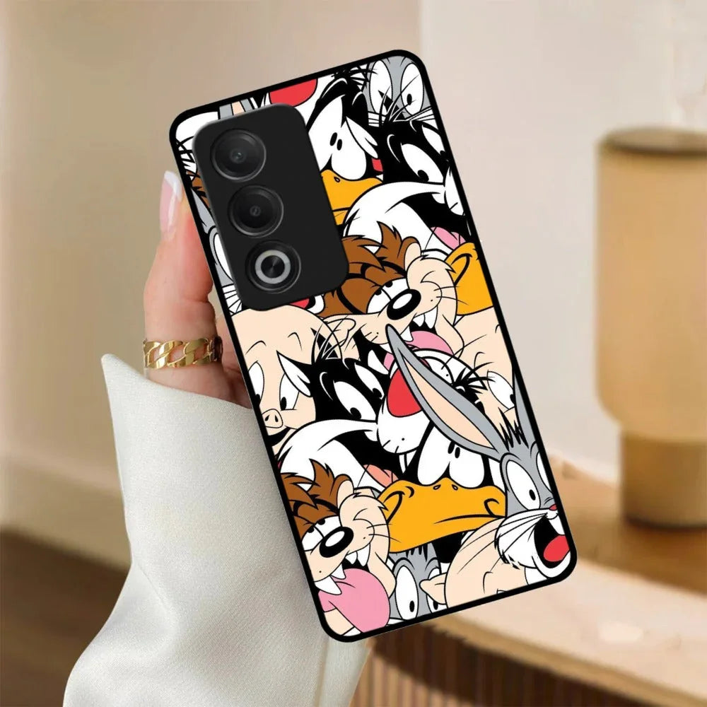 Cute Bugs Bunny Glossy Metal Case Cover For Oppo - ShopOnCliQ