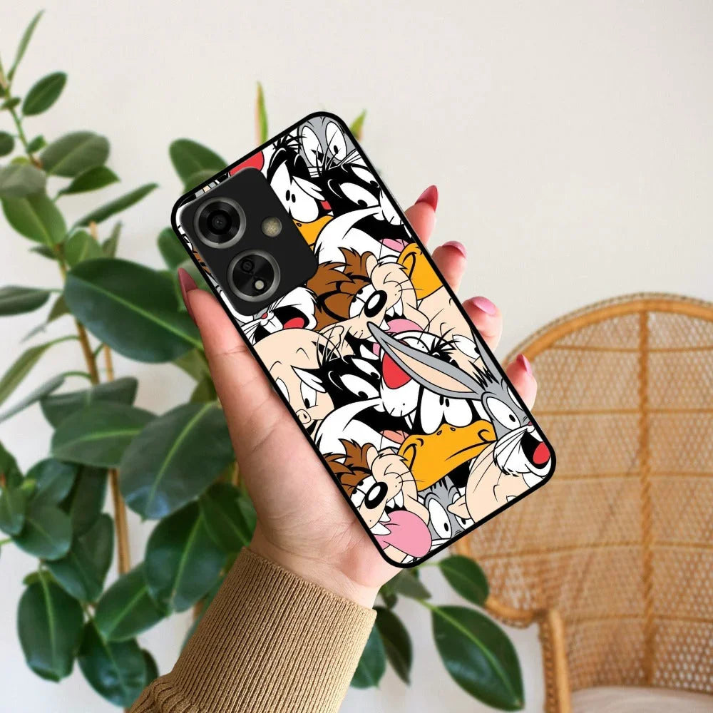 Cute Bugs Bunny Glossy Metal Case Cover For Oppo - ShopOnCliQ