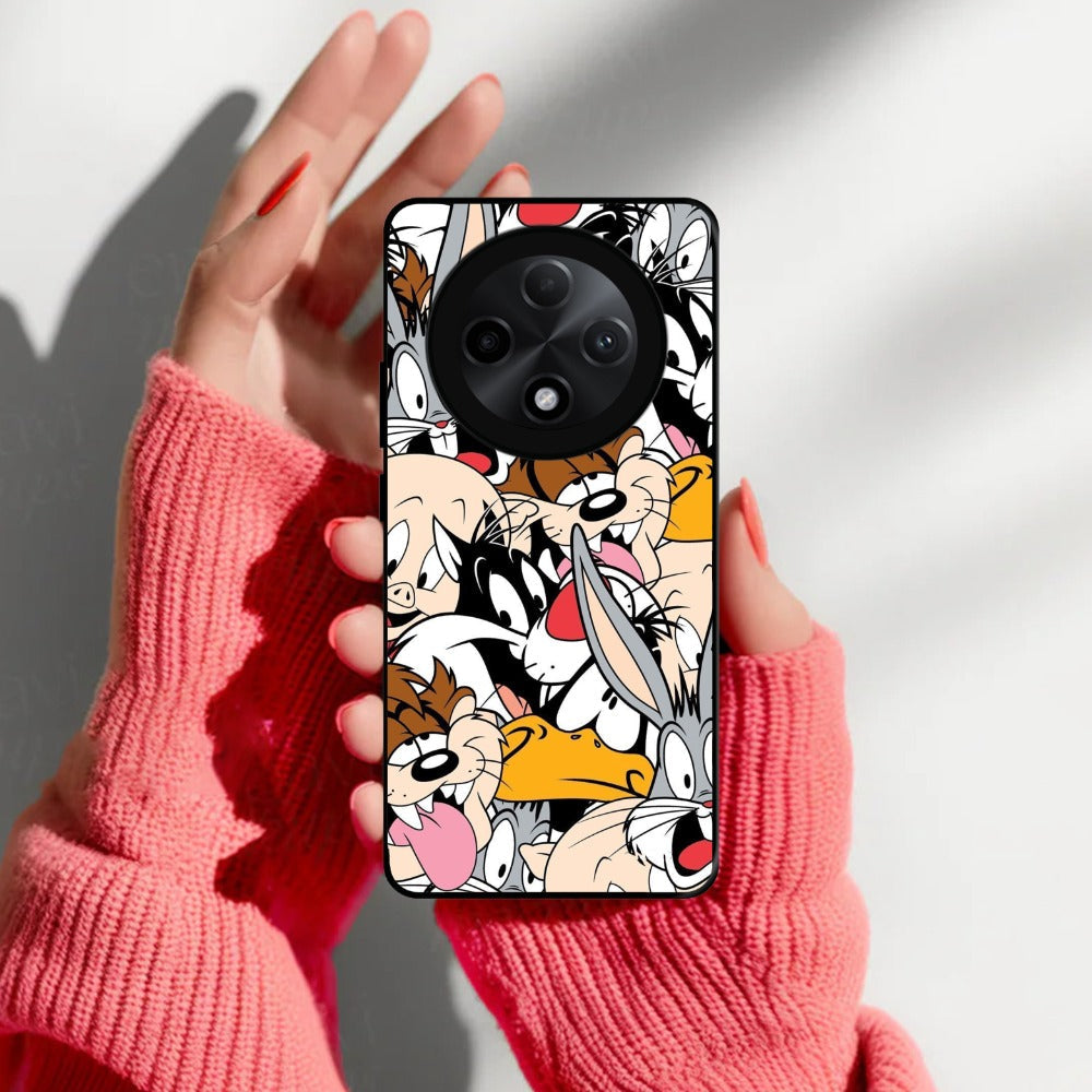 Cute Bugs Bunny Glossy Metal Case Cover For Oppo