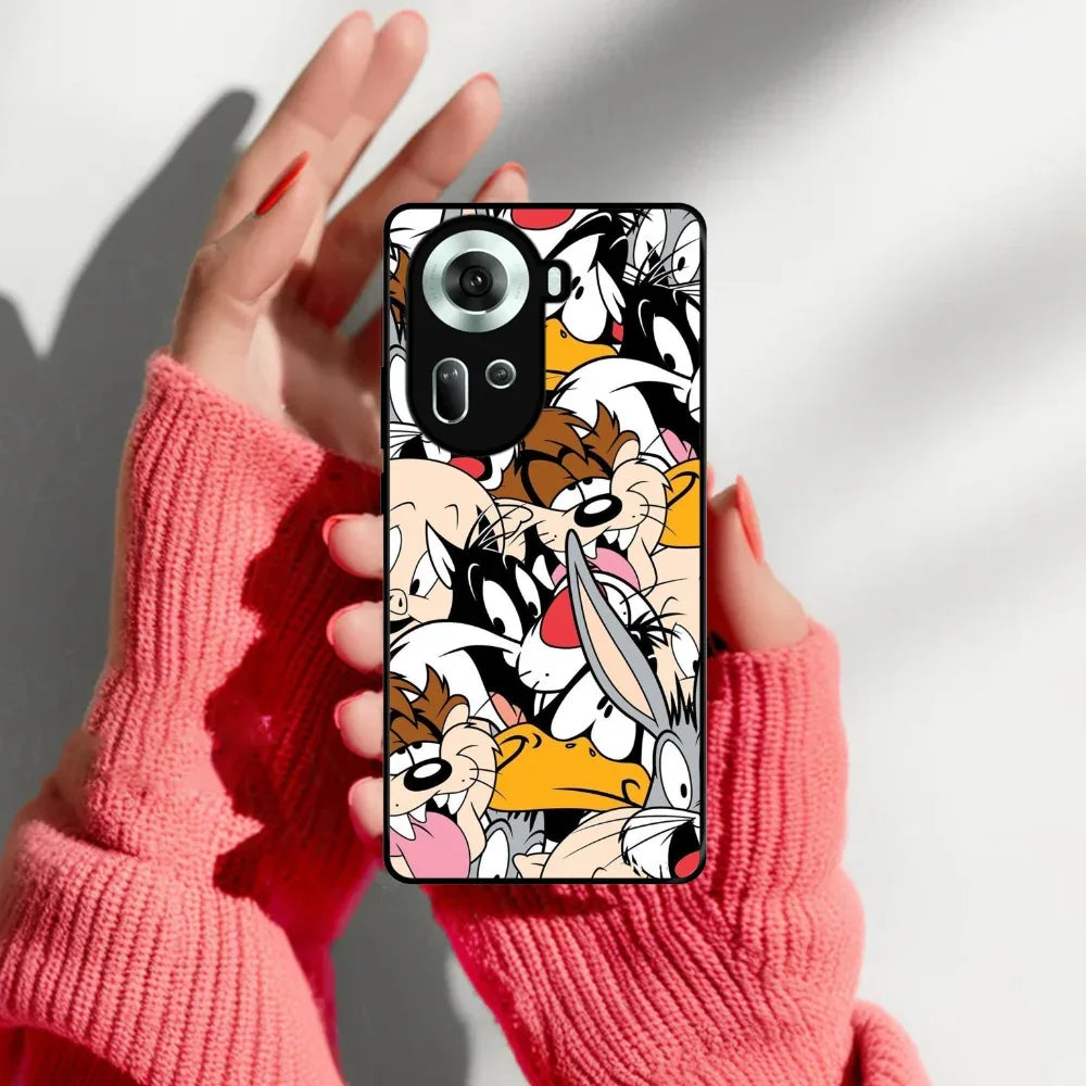 Cute Bugs Bunny Glossy Metal Case Cover For Oppo - ShopOnCliQ