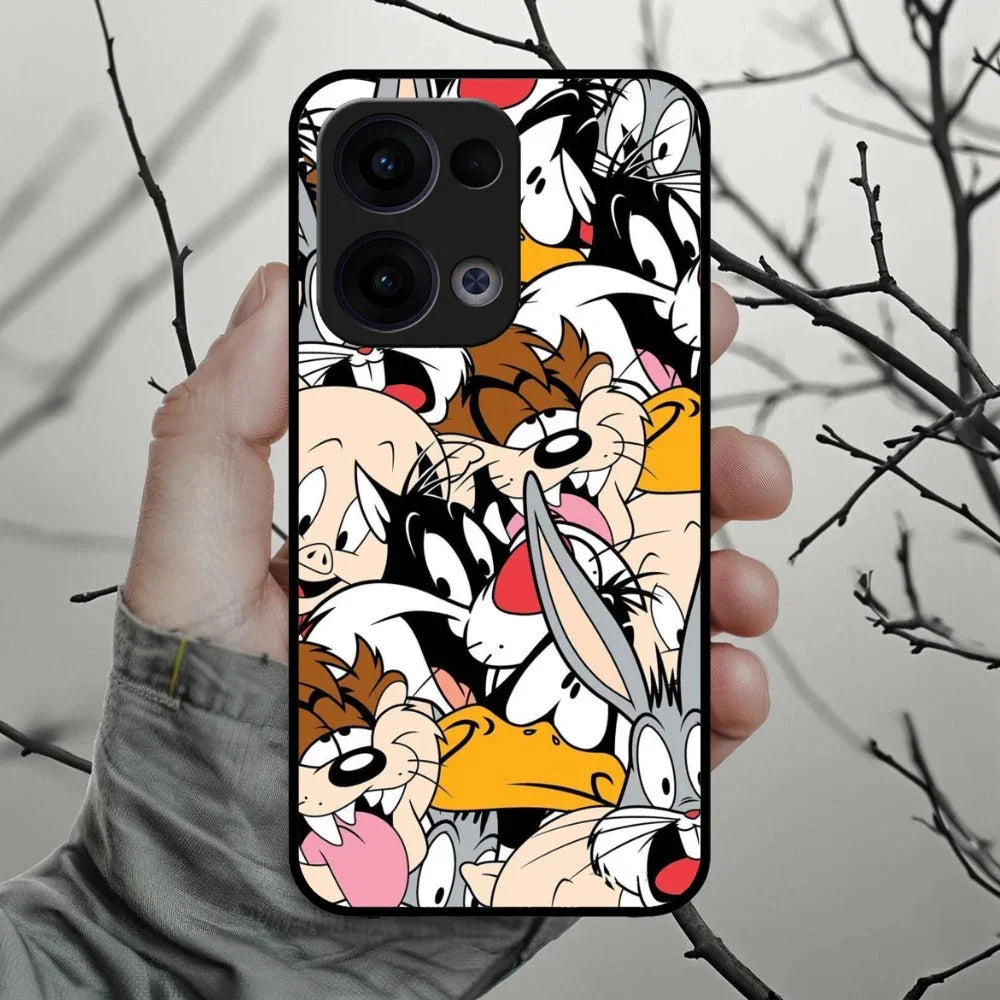 Cute Bugs Bunny Glossy Metal Case Cover For Oppo - ShopOnCliQ