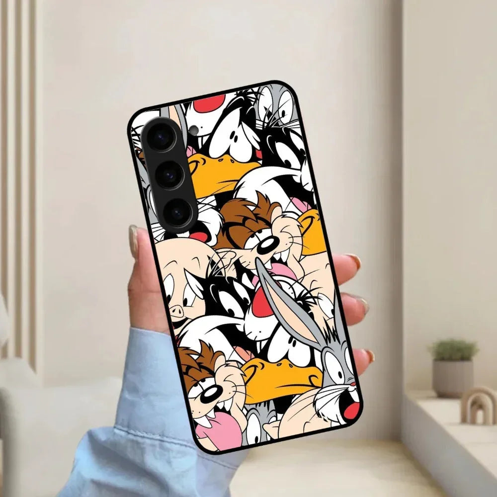 Cute Bugs Bunny Glossy Metal Case Cover For Samsung - ShopOnCliQ