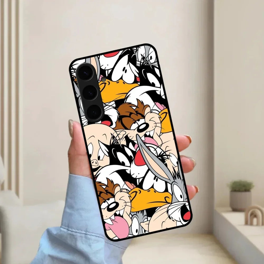 Cute Bugs Bunny Glossy Metal Case Cover For Samsung - ShopOnCliQ