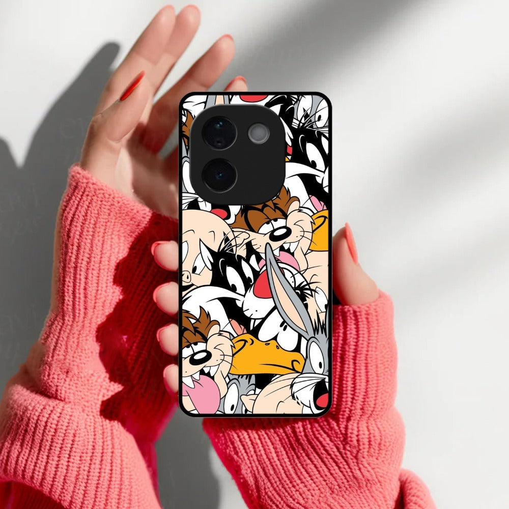 Cute Bugs Bunny Glossy Metal Case Cover For Vivo