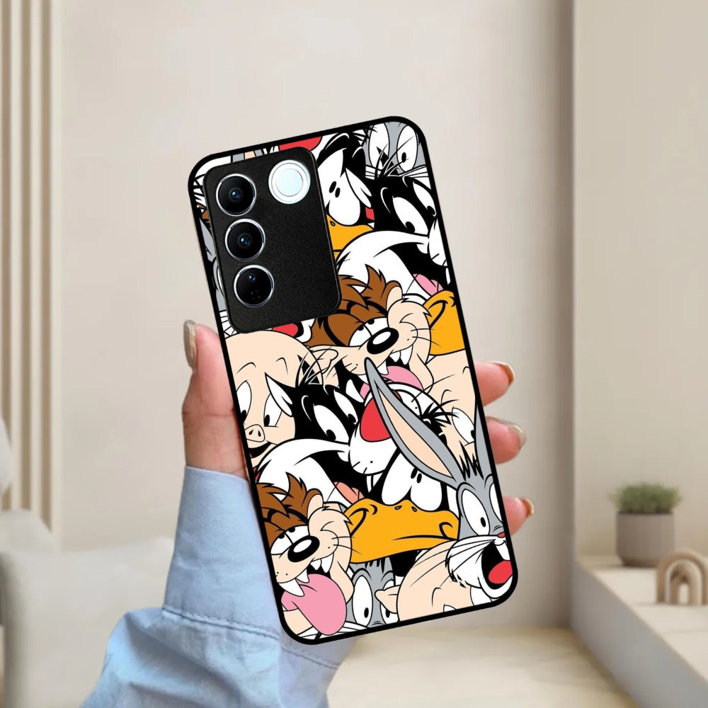 Cute Bugs Bunny Glossy Metal Case Cover For Vivo