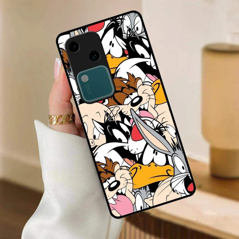 Cute Bugs Bunny Glossy Metal Case Cover For Vivo - ShopOnCliQ