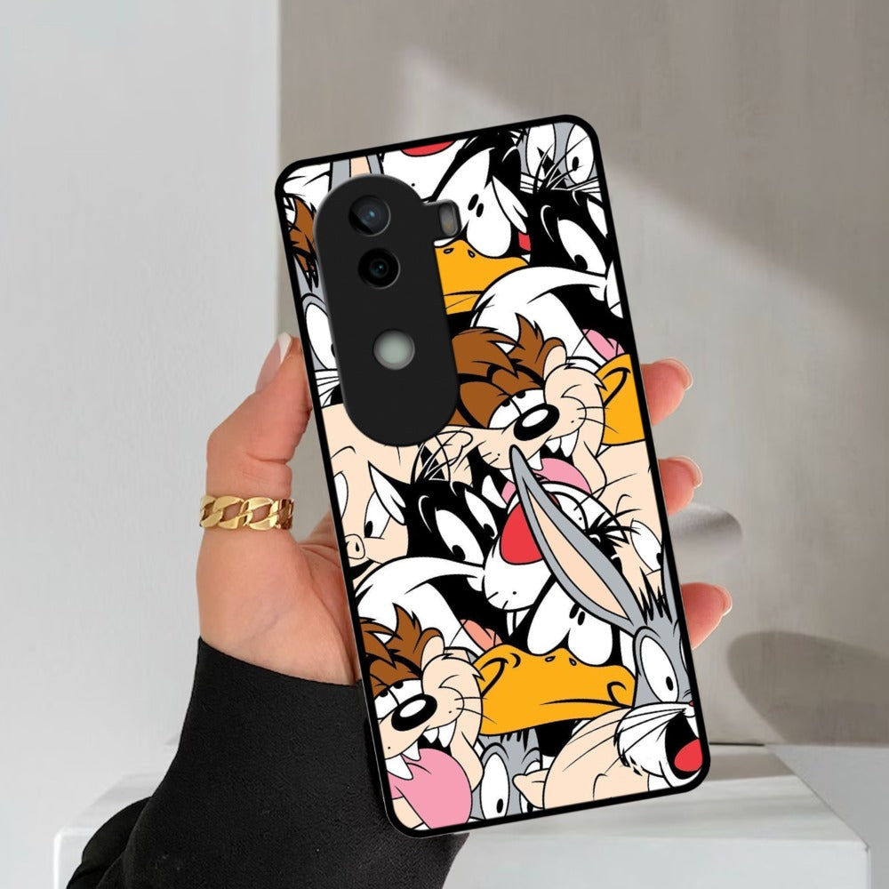 Cute Bugs Bunny Glossy Metal Case Cover For Vivo