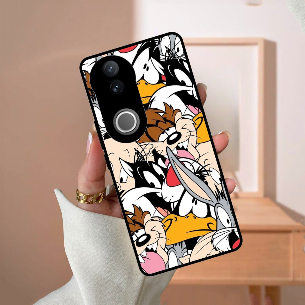 Cute Bugs Bunny Glossy Metal Case Cover For Vivo