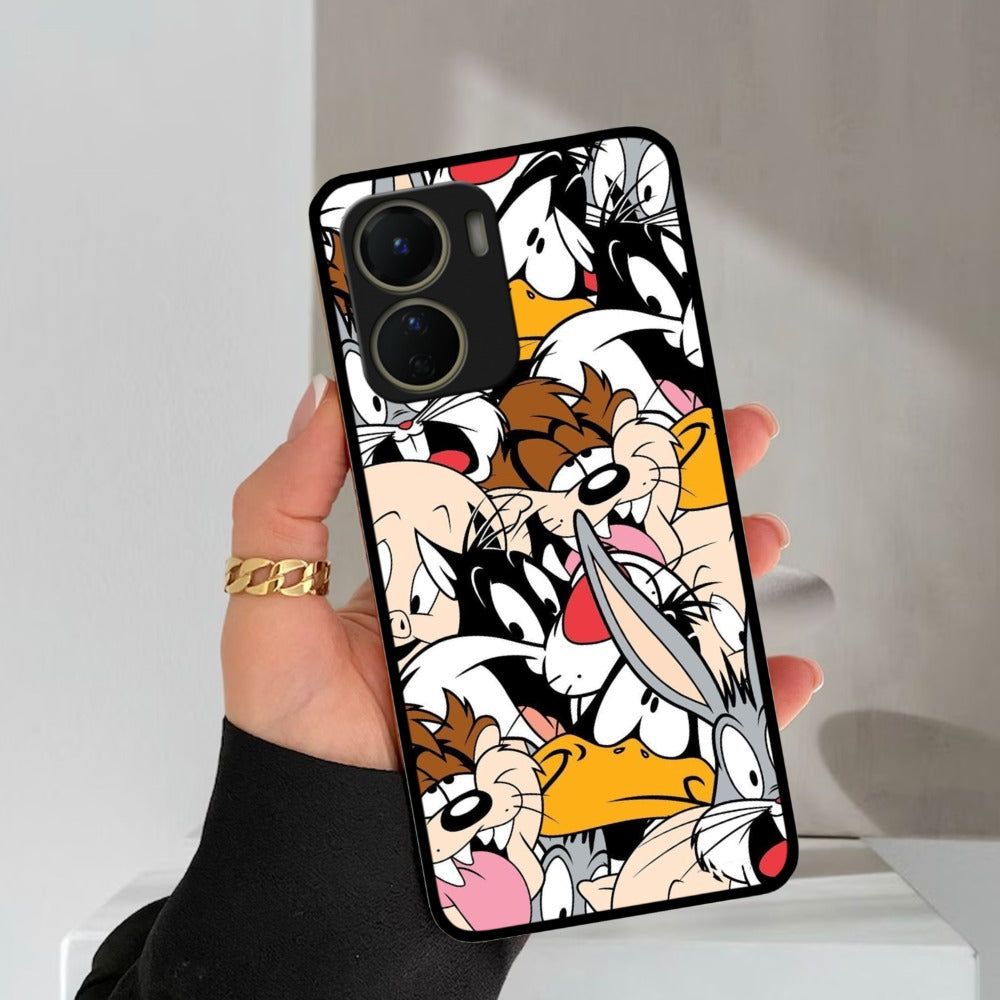 Cute Bugs Bunny Glossy Metal Case Cover For Vivo