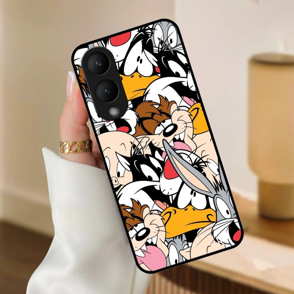 Cute Bugs Bunny Glossy Metal Case Cover For Vivo