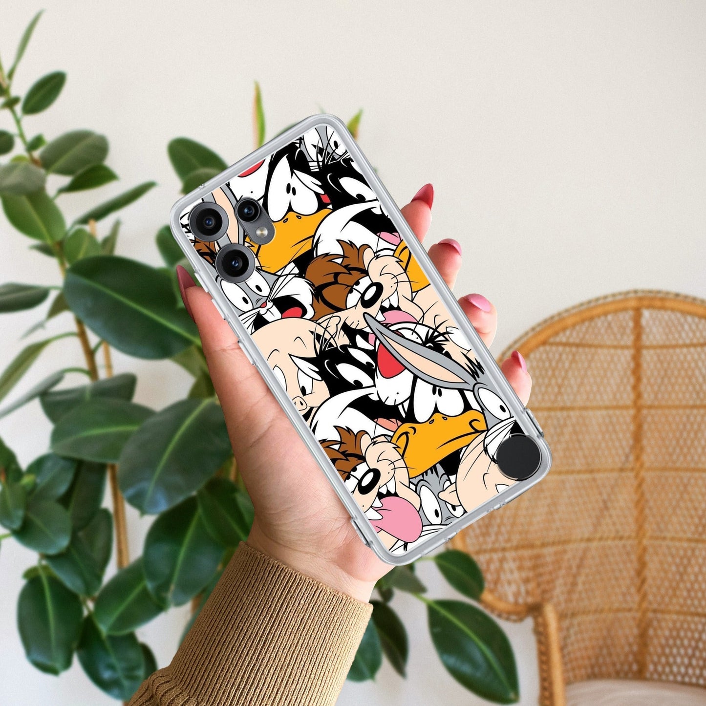 Cute Bugs Bunny Silicon Case For Nothing