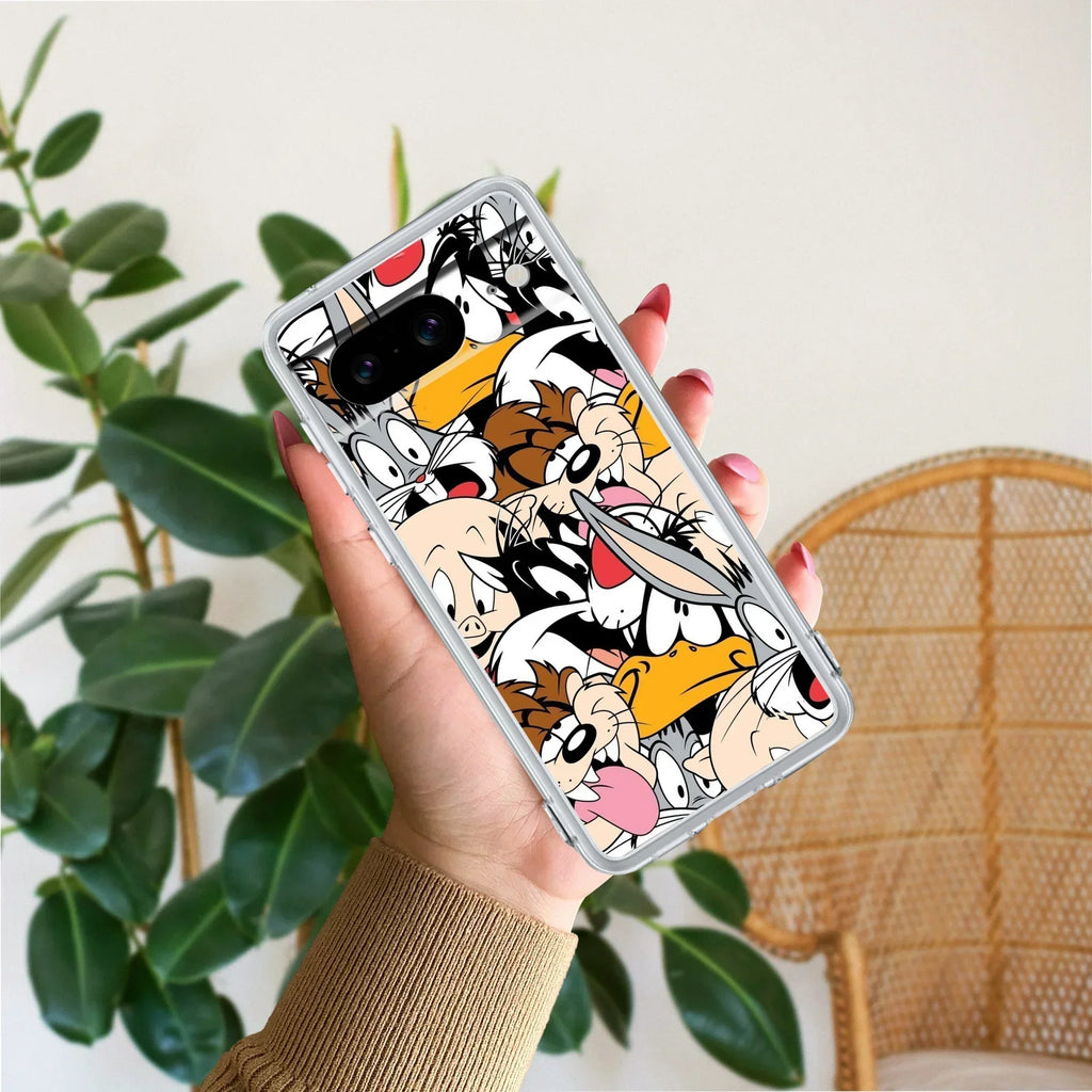 Cute Bugs Bunny Anti Yellow Case For Google Pixel 8 5G