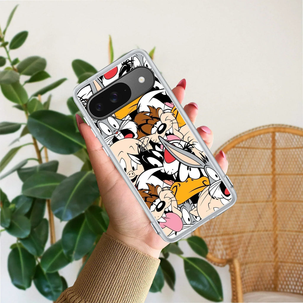 Cute Bugs Bunny Anti Yellow Case For Google Pixel 9