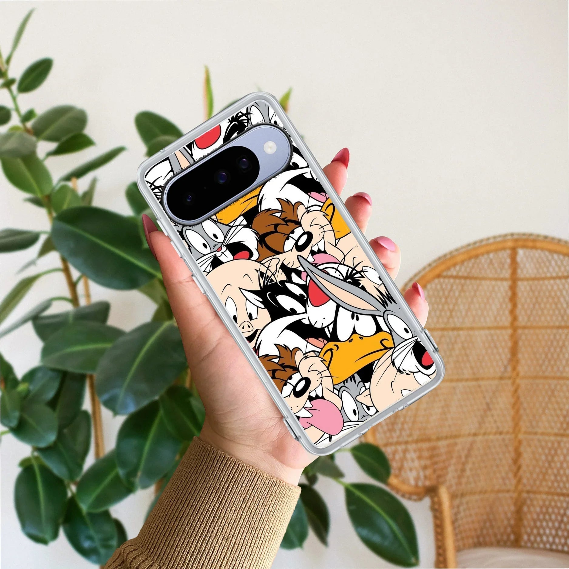 Cute Bugs Bunny Anti Yellow Case For Google Pixel 10