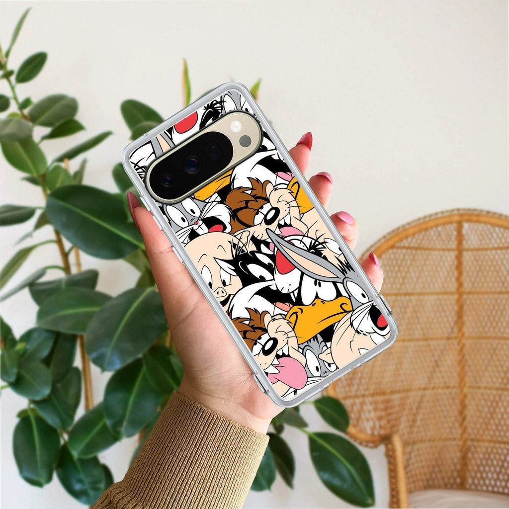 Cute Bugs Bunny Anti Yellow Case For Google Pixel 10 Pro