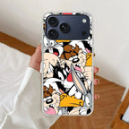 Cute Bugs Bunny Anti Yellow Case For iPhone 17 Pro Max