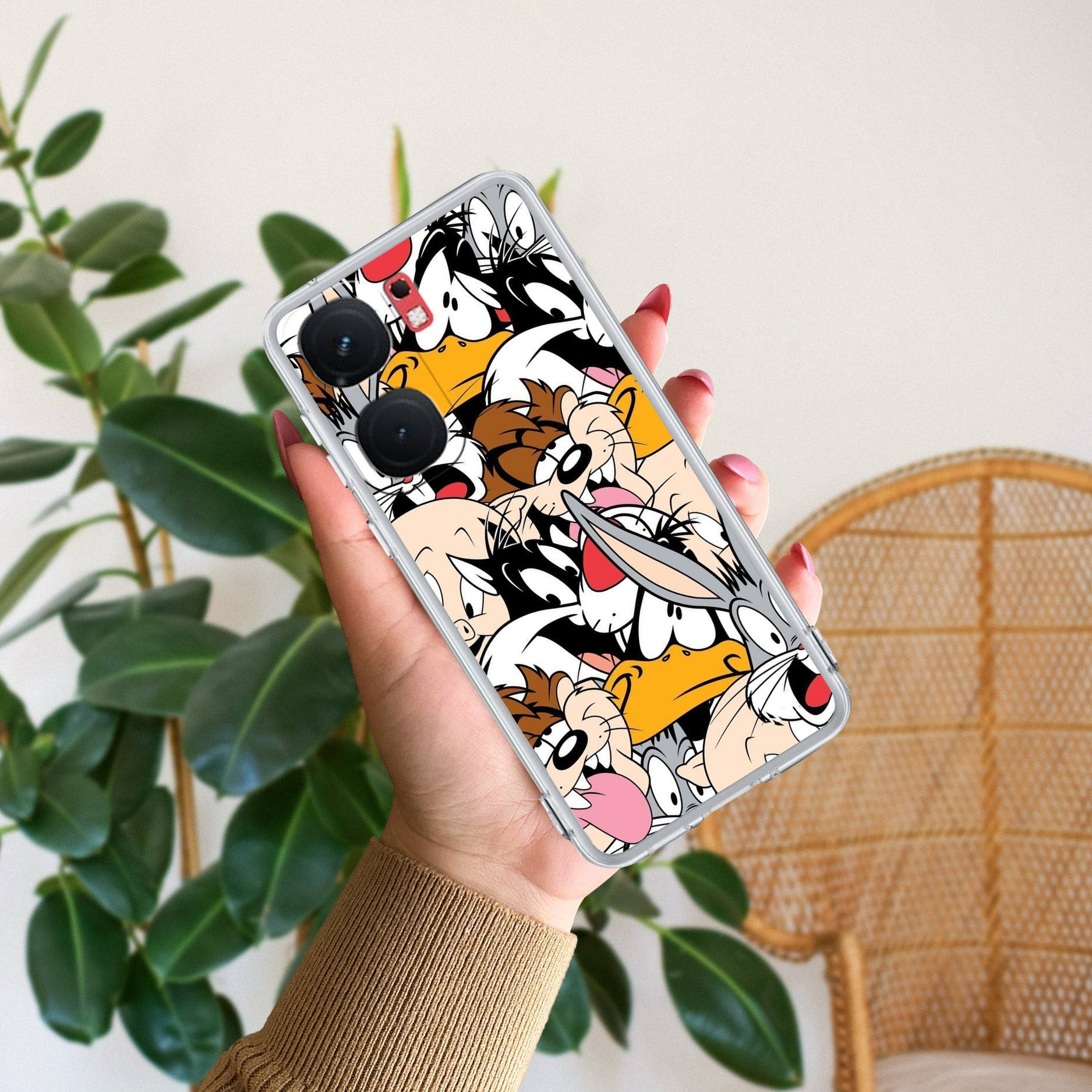 Cute Bugs Bunny Silicon Case For iQOO Neo 9 Pro 5G