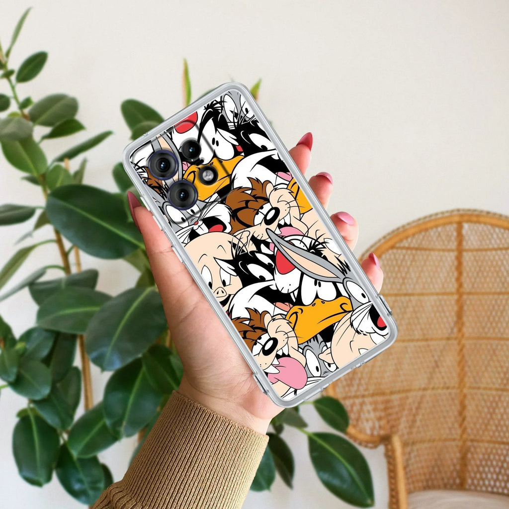 Cute Bugs Bunny Anti Yellow Case For Motorola Edge 50 Pro
