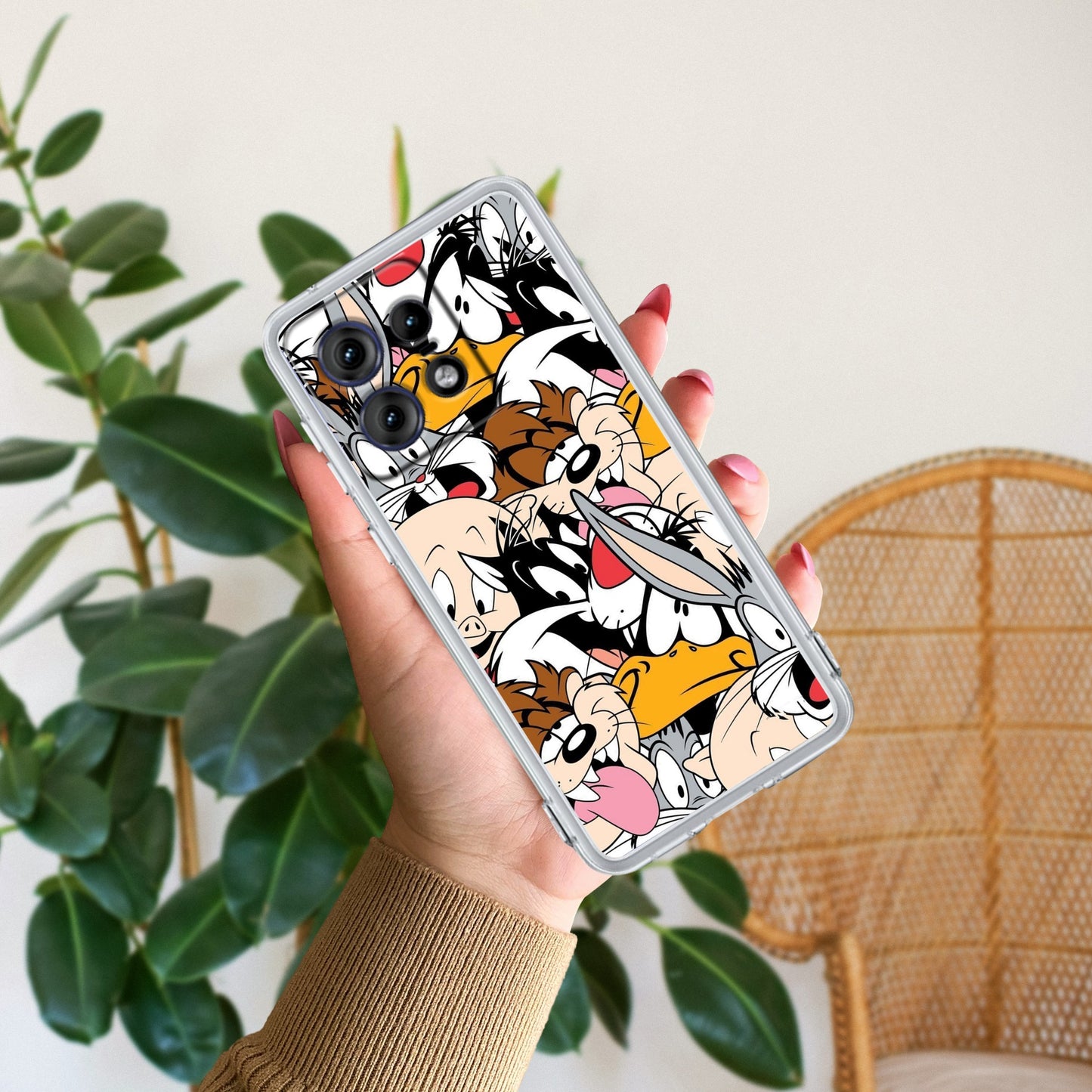 Cute Bugs Bunny Silicon Case For Motorola