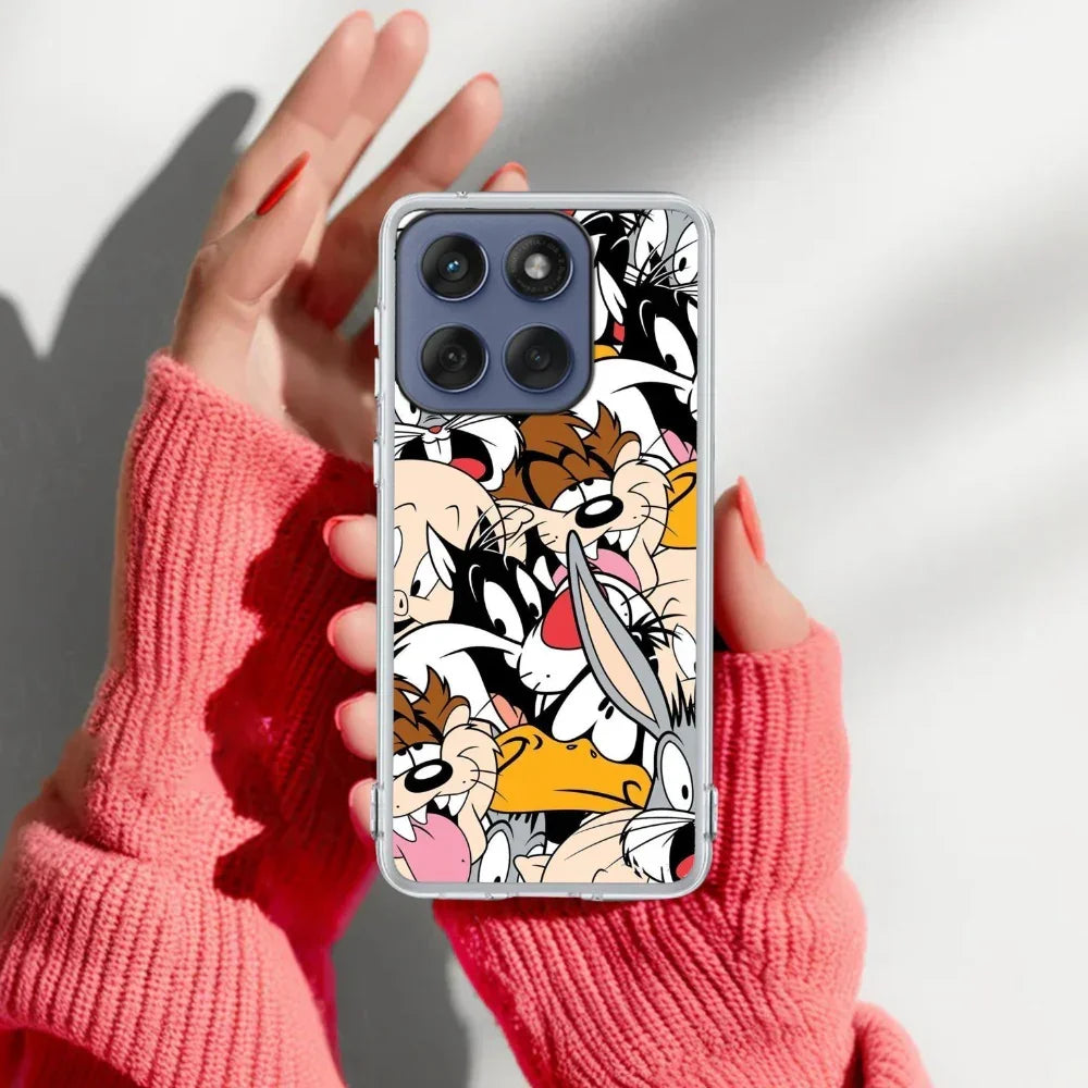Cute Bugs Bunny Anti Yellow Case For Motorola Edge 60 Pro 5G