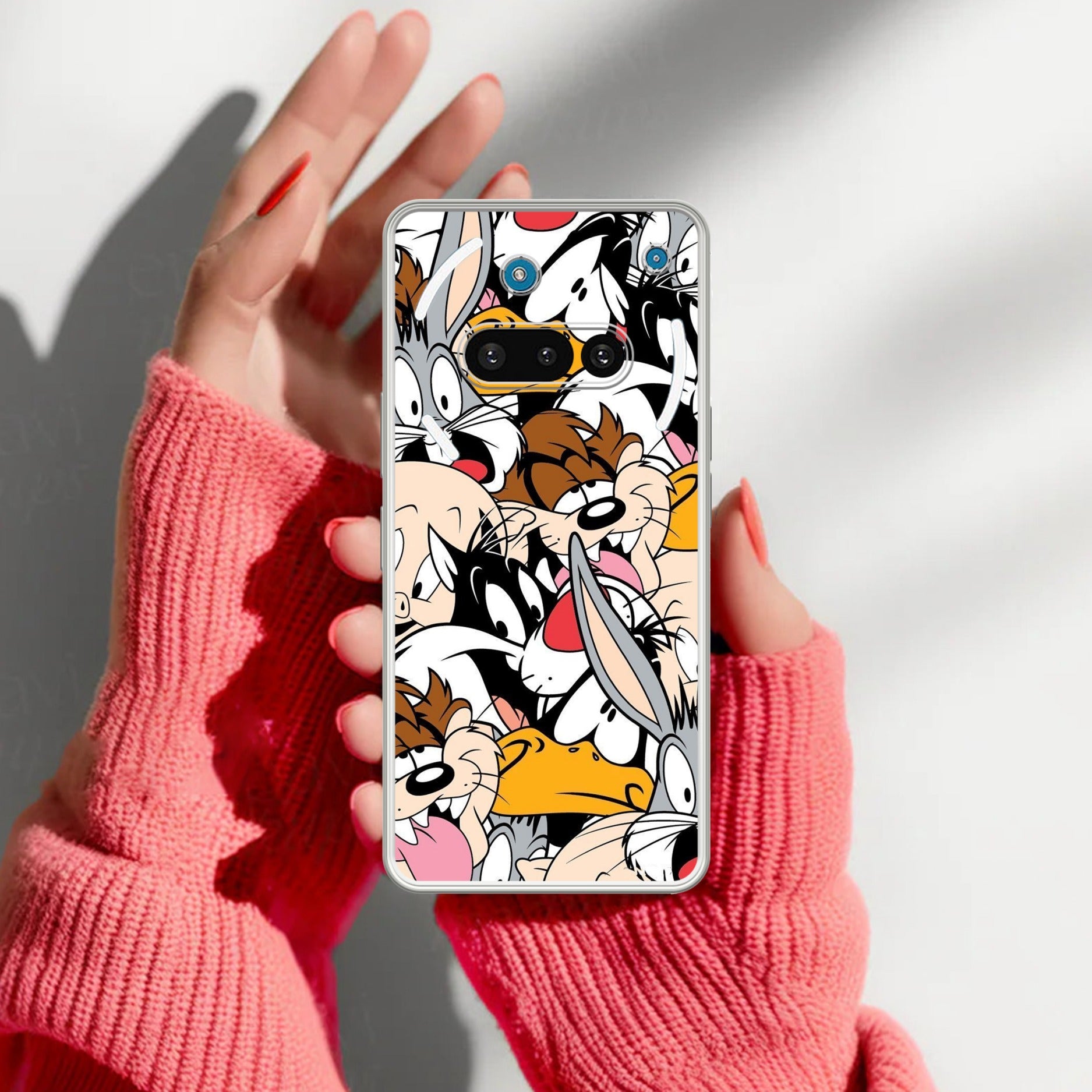 Cute Bugs Bunny Anti Yellow Case For Nothing Phone 3A 5G